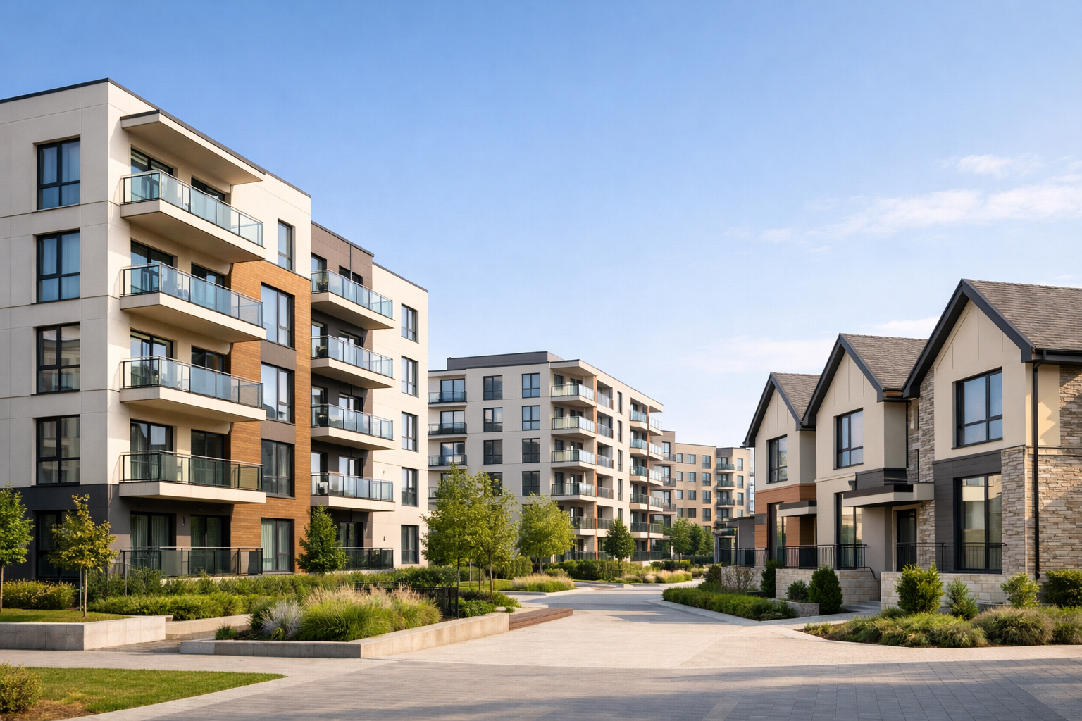 Modern residential properties